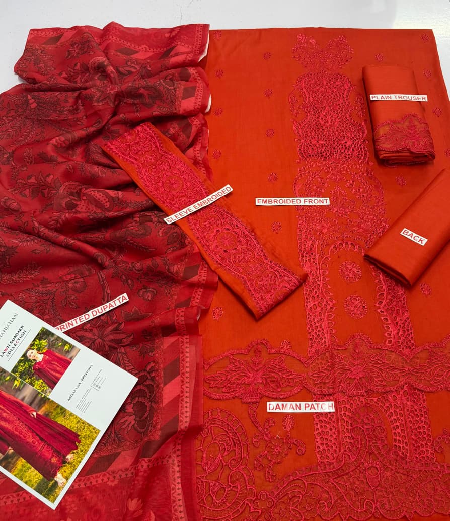 zara SHAHJAHAN 3pc EMB