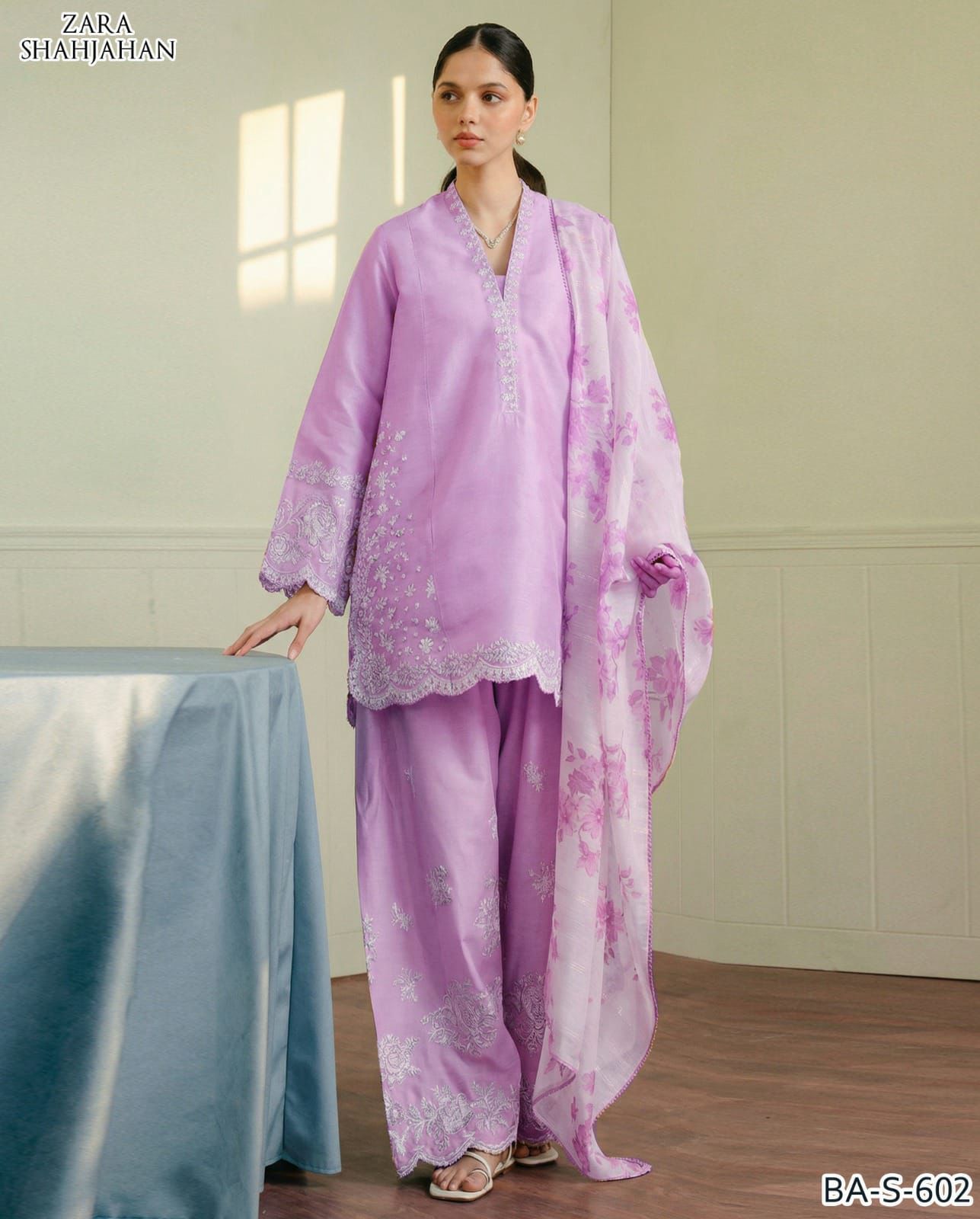 Zara SHAHJAHAN EMB 3PC