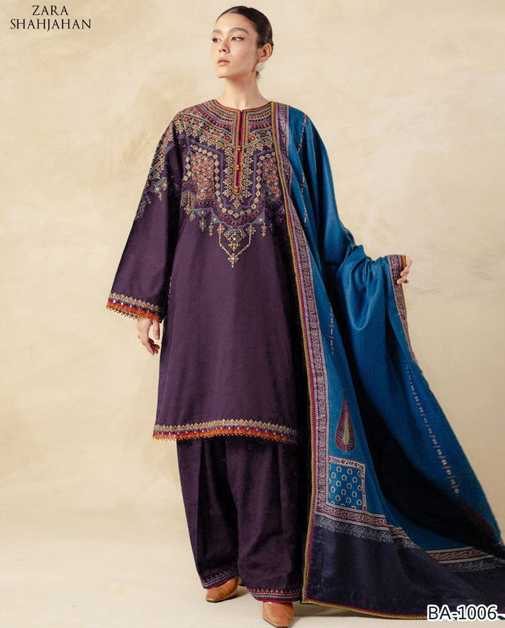 Zara SHAHJAHAN 2 pc EMB